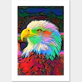 Colorful Eagle Posters and Art